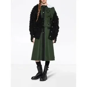 Miu Miu | Jackets & Coats | Nwot Miumiu Lace Collar Mid Length